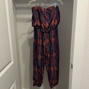 SOLD Aztec brightly colored Romper